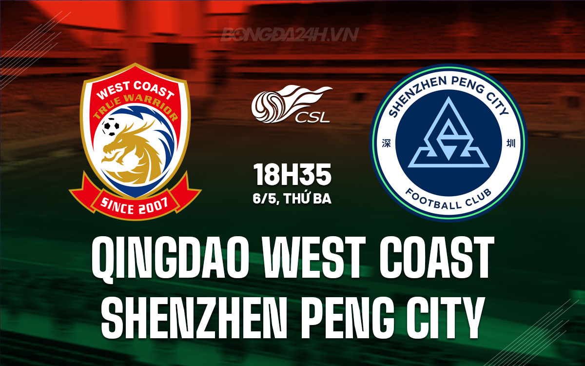 Qingdao West Coast vs Shenzhen Peng City