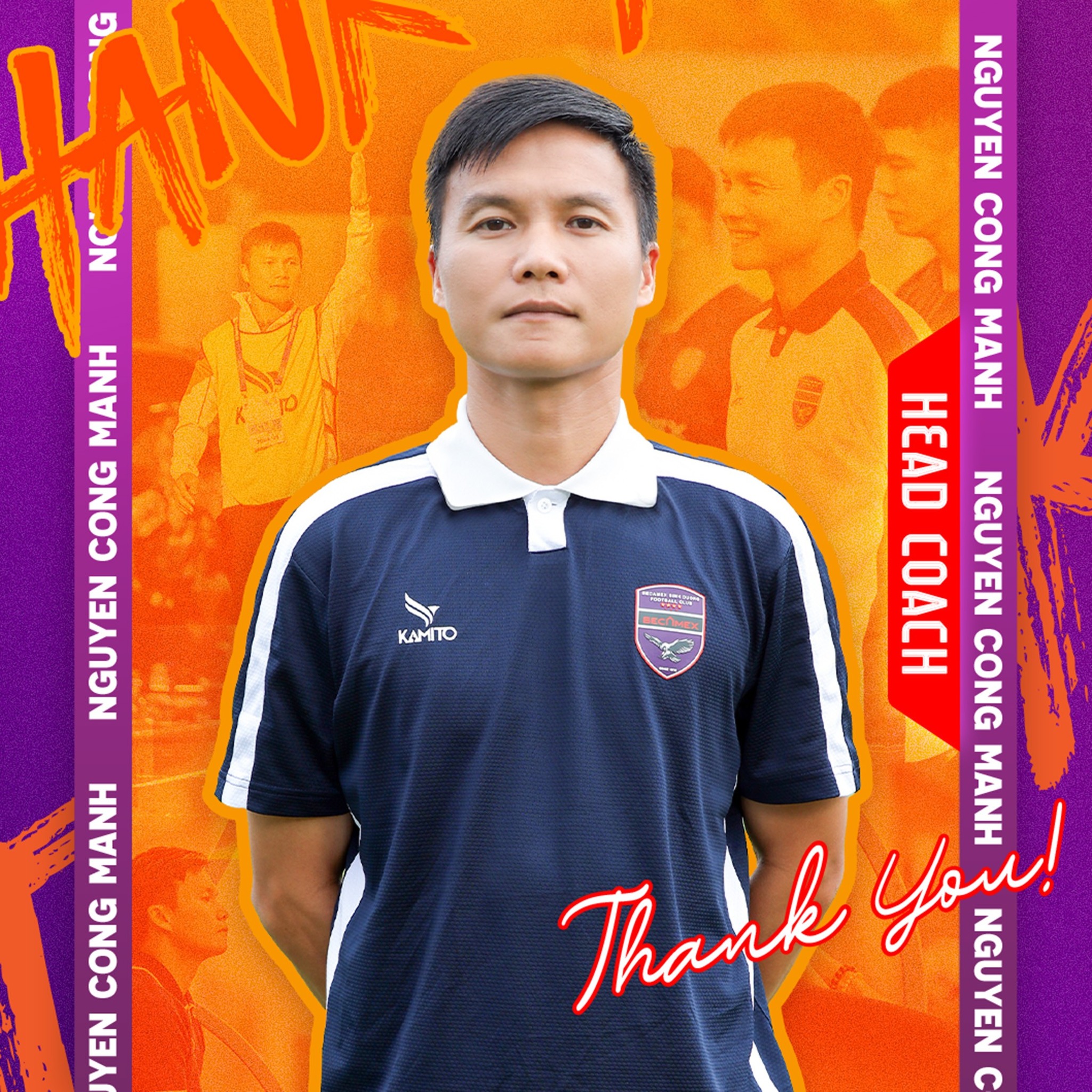 CLB BÌnh Dương chính thức thông báo chia tay HLV Công Mạnh 1
