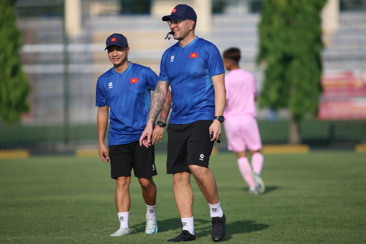 Tuyển U16 Việt Nam gấp rút luyện tập 5 Tuyển U16 Việt Nam gấp rút luyện tập 5