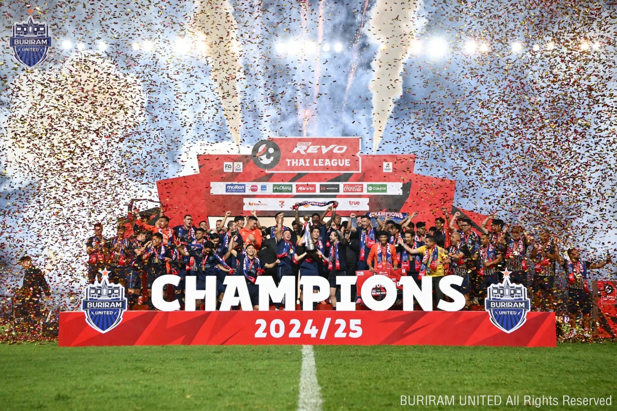 Buriram bảo vệ thành công Thai League đứng trước cơ hội giành thêm 3 danh hiệu. Ảnh: Buriram United Buriram bao ve thanh cong Thai League dung truoc co hoi gianh them 3 danh hieu. anh: Buriram United