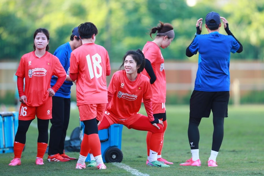 dT nu Viet Nam tang toc truoc them tap huan Nhat Ban