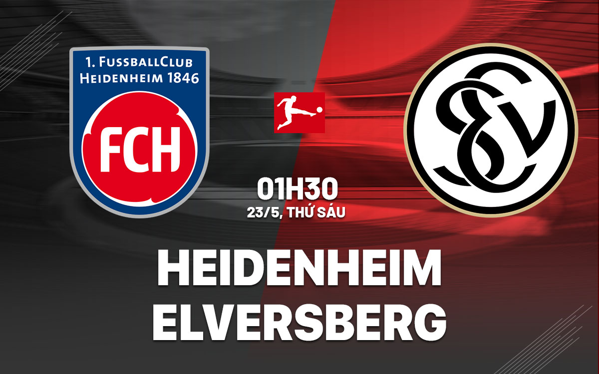 nhan dinh bong da du doan Heidenheim vs Elversberg playoff vdqg duc bundesliga hom nay nhan dinh bong da du doan Heidenheim vs Elversberg playoff vdqg duc bundesliga hom nay