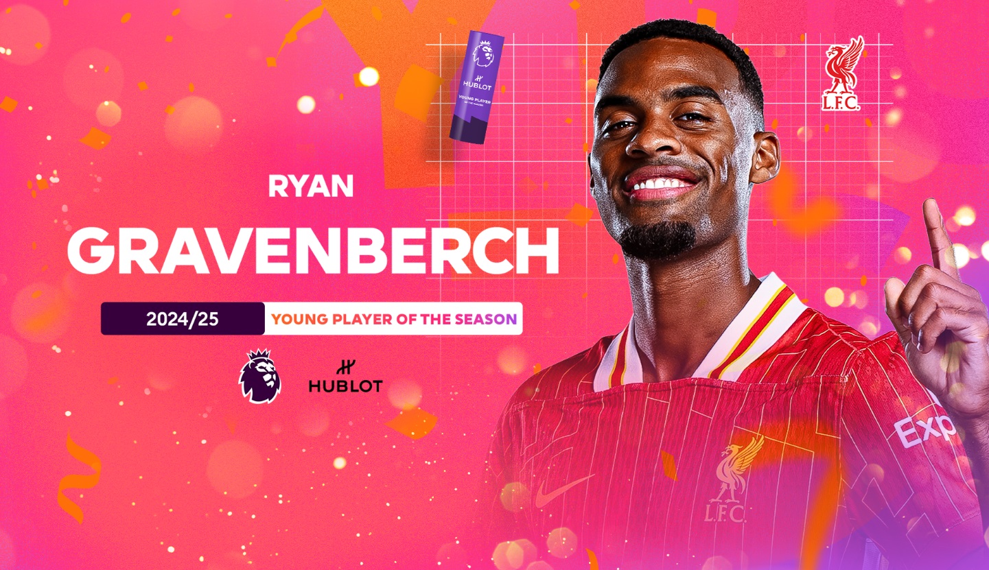 Máy quét Liverpool nhận giải Cầu thủ trẻ hay nhất Premier League 2425 1