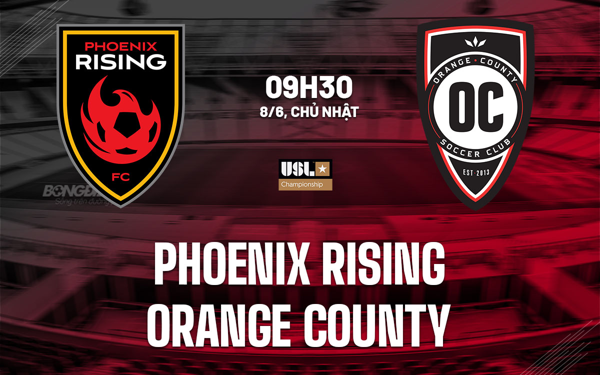 nhan dinh bong da du doan Phoenix Rising vs Orange County hang nhat my hom nay