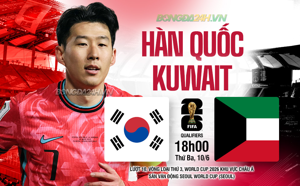 nhan dinh bong da du doan Han Quoc vs Kuwait vong loai world cup hom nay nhan dinh bong da du doan Han Quoc vs Kuwait vong loai world cup hom nay