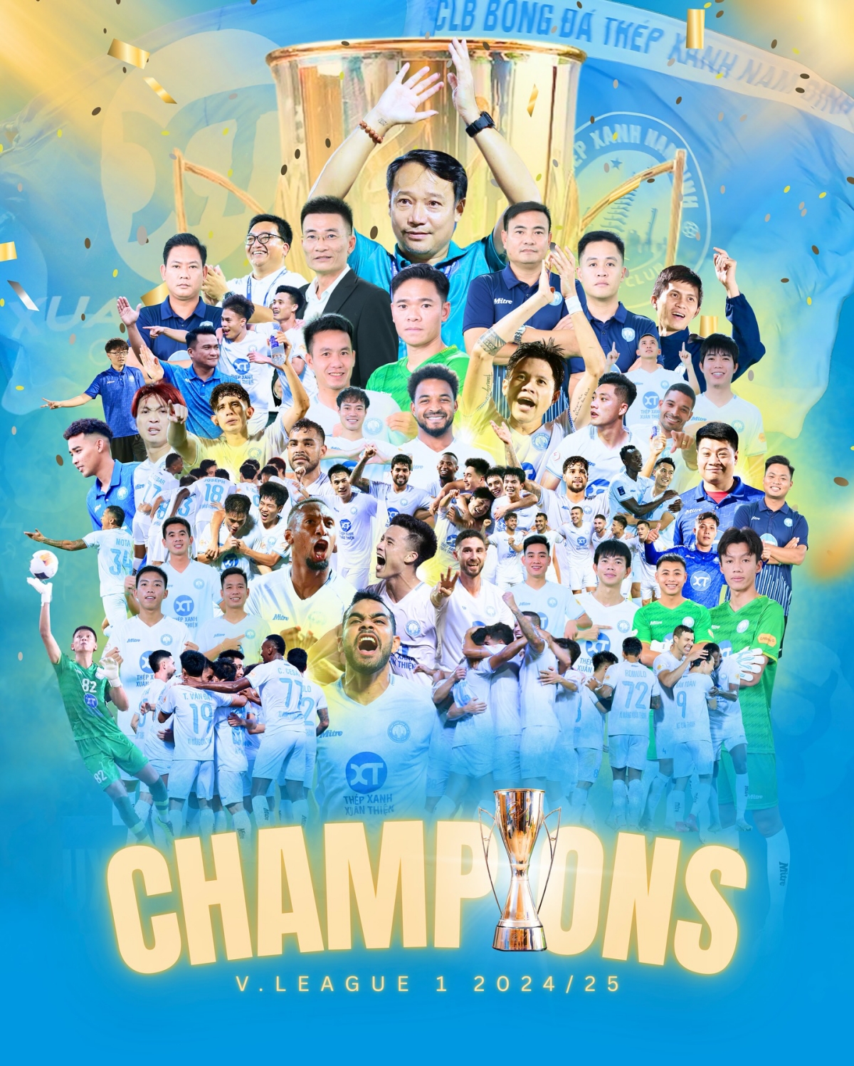 Chức vô địch thuyết phục của Nam Định 11