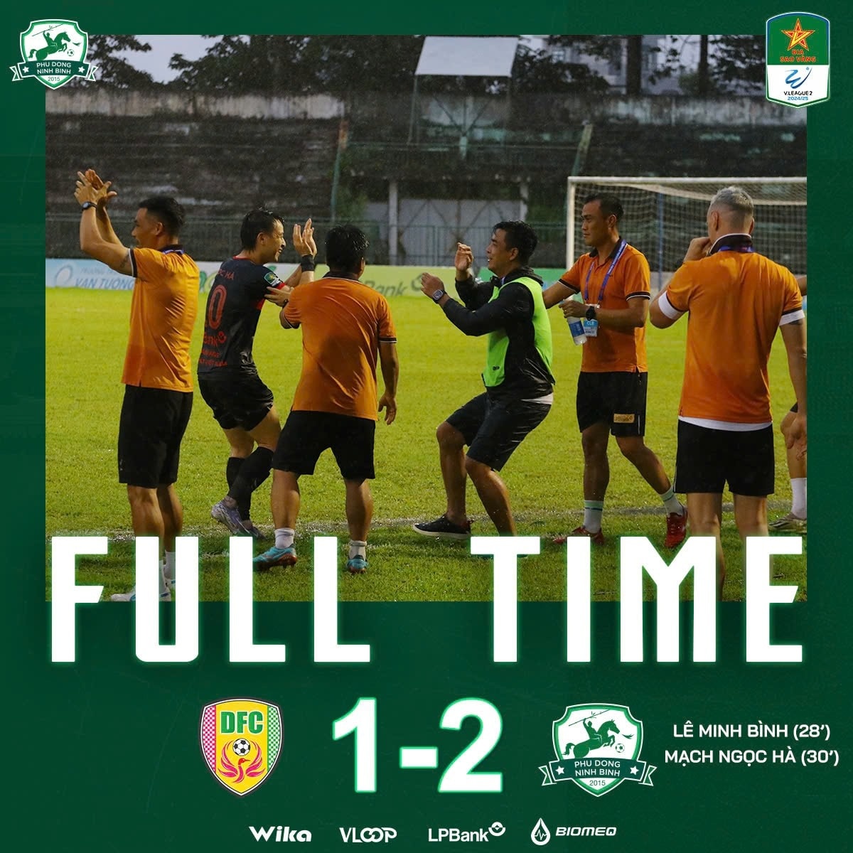 CLB Phù Đổng Ninh Bình đăng quang chức vô địch với thành tích bất bại 1