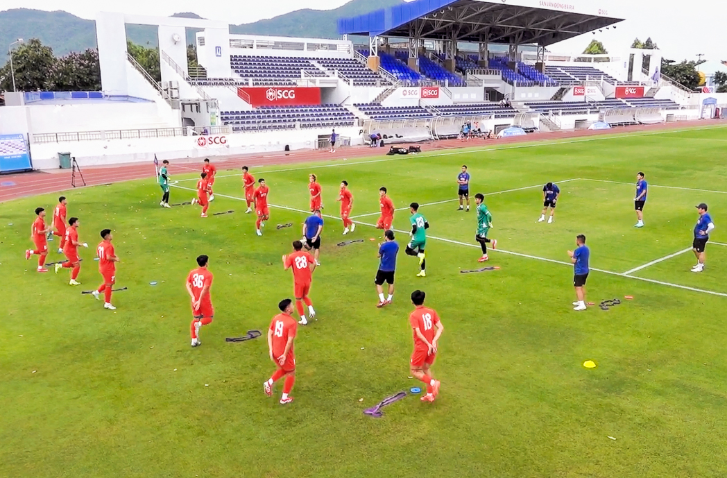 U23 Việt Nam phát trực tiếp buổi tập cuối cùng trước khi sang Indonesia 1