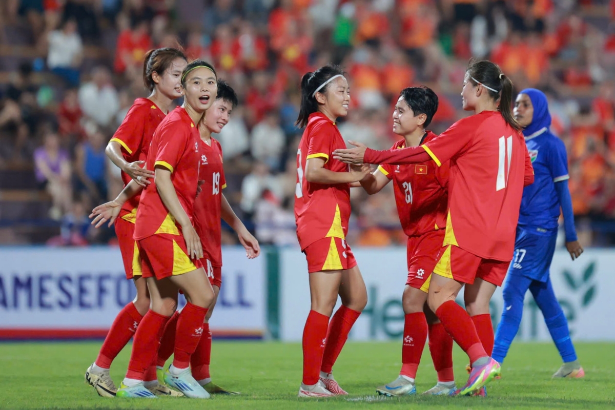 Thắng 7-0, tuyển nữ Việt Nam sẵn sàng chờ UAE 6 Thắng 7-0, tuyển nữ Việt Nam sẵn sàng chờ UAE 6