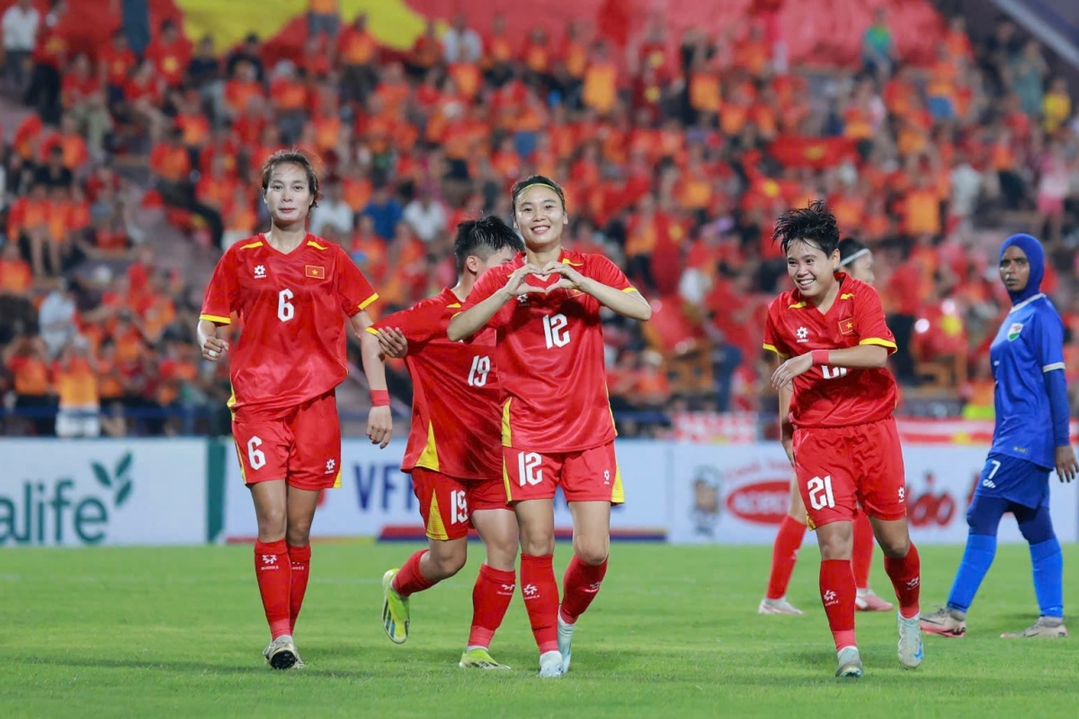 Thắng 7-0, tuyển nữ Việt Nam sẵn sàng chờ UAE 7 Thắng 7-0, tuyển nữ Việt Nam sẵn sàng chờ UAE 7