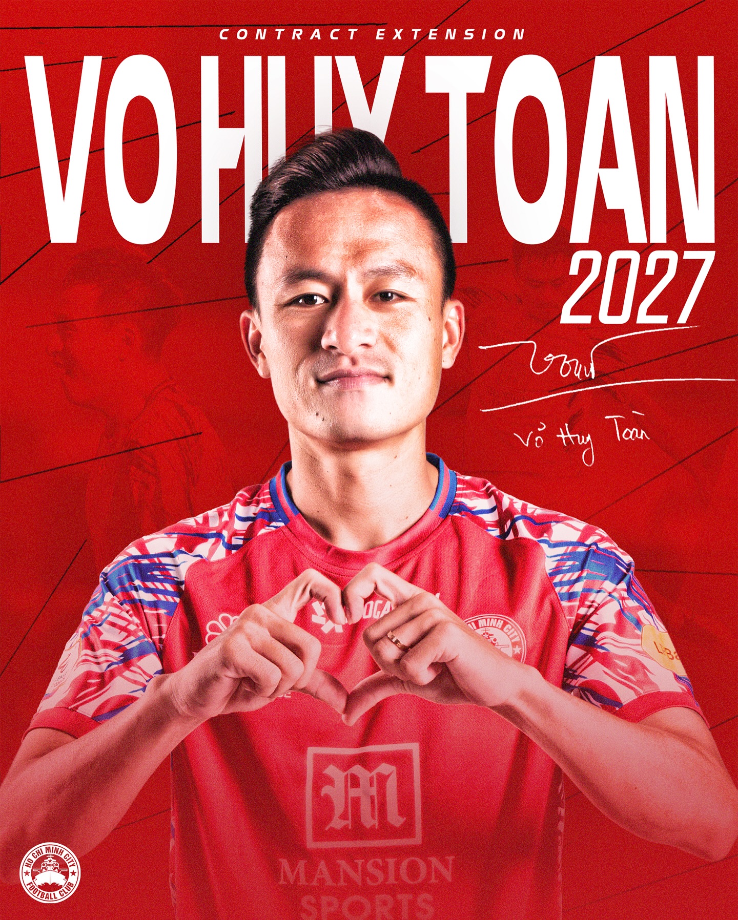 CLB TPHCM giữ chân thành công trụ cột Võ Huy Toàn 1 CLB TPHCM giữ chân thành công trụ cột Võ Huy Toàn 1