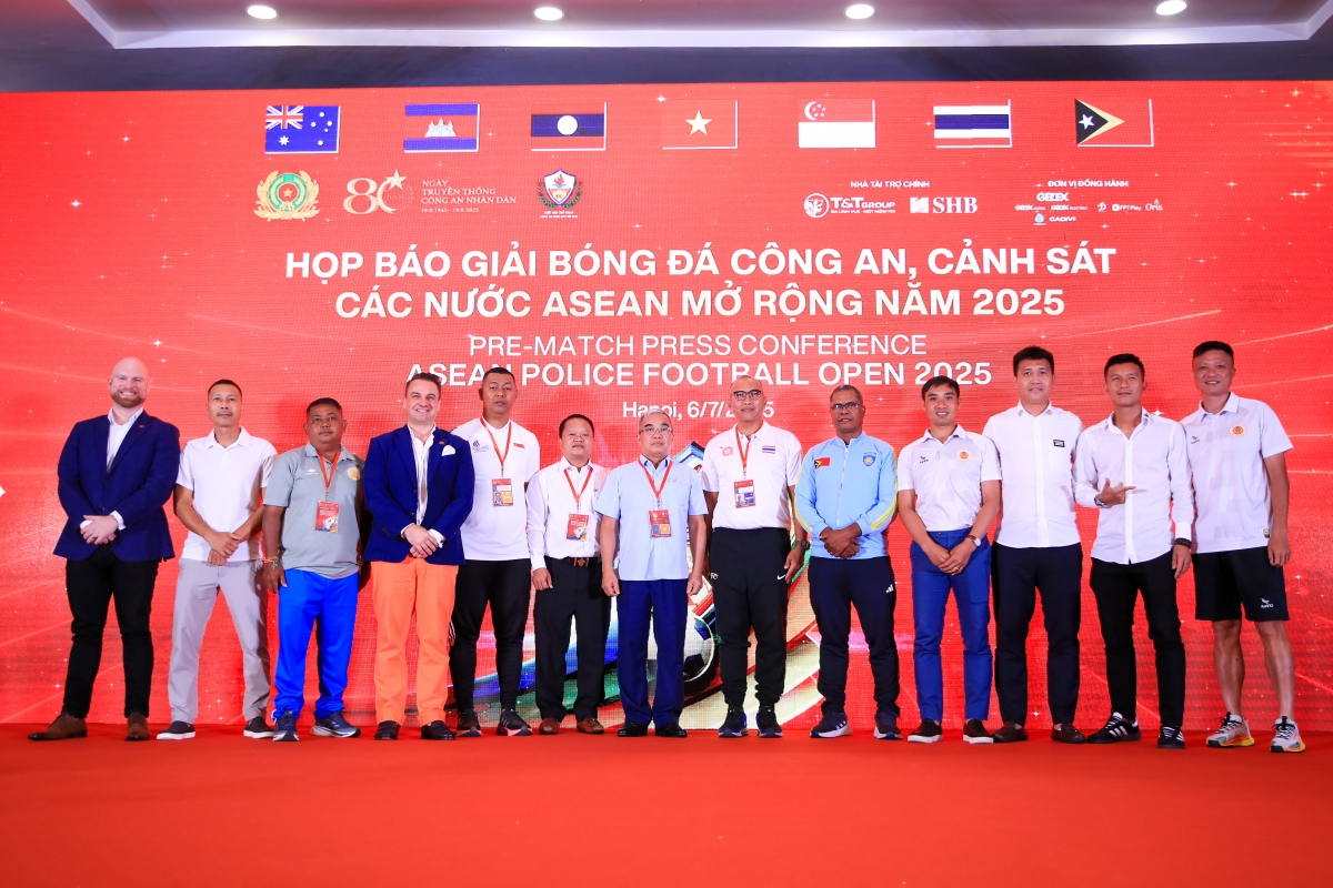 8 đội bóng tham dự Giải bóng đá Công an, Cảnh sát ASEAN 2