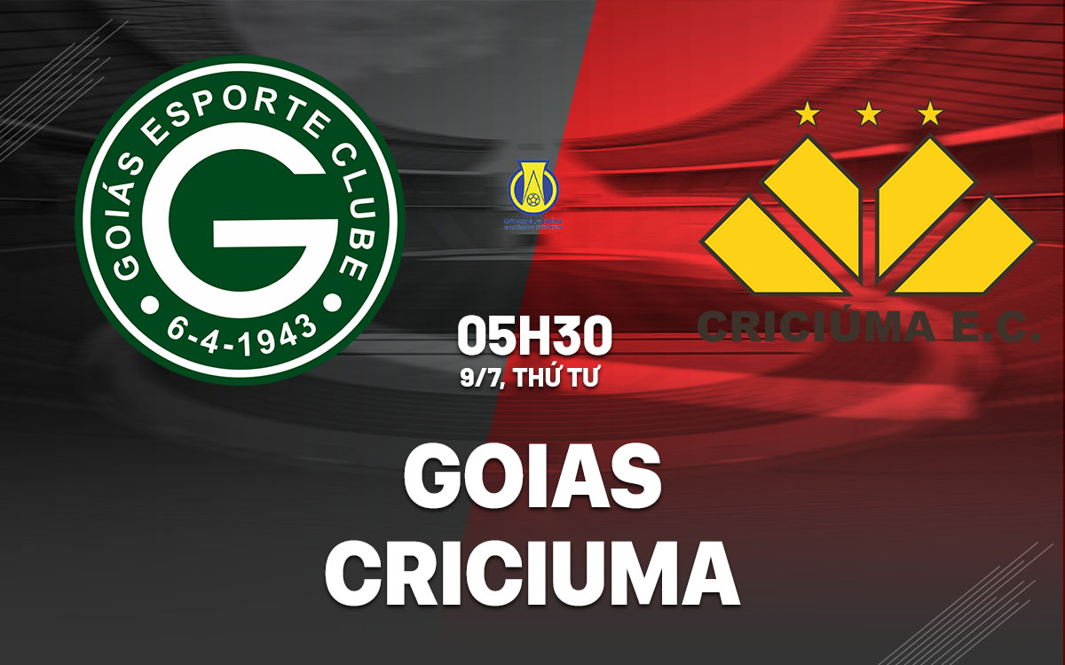 nhan dinh bong da du doan Goias vs Criciuma hang 2 brazil hom nay