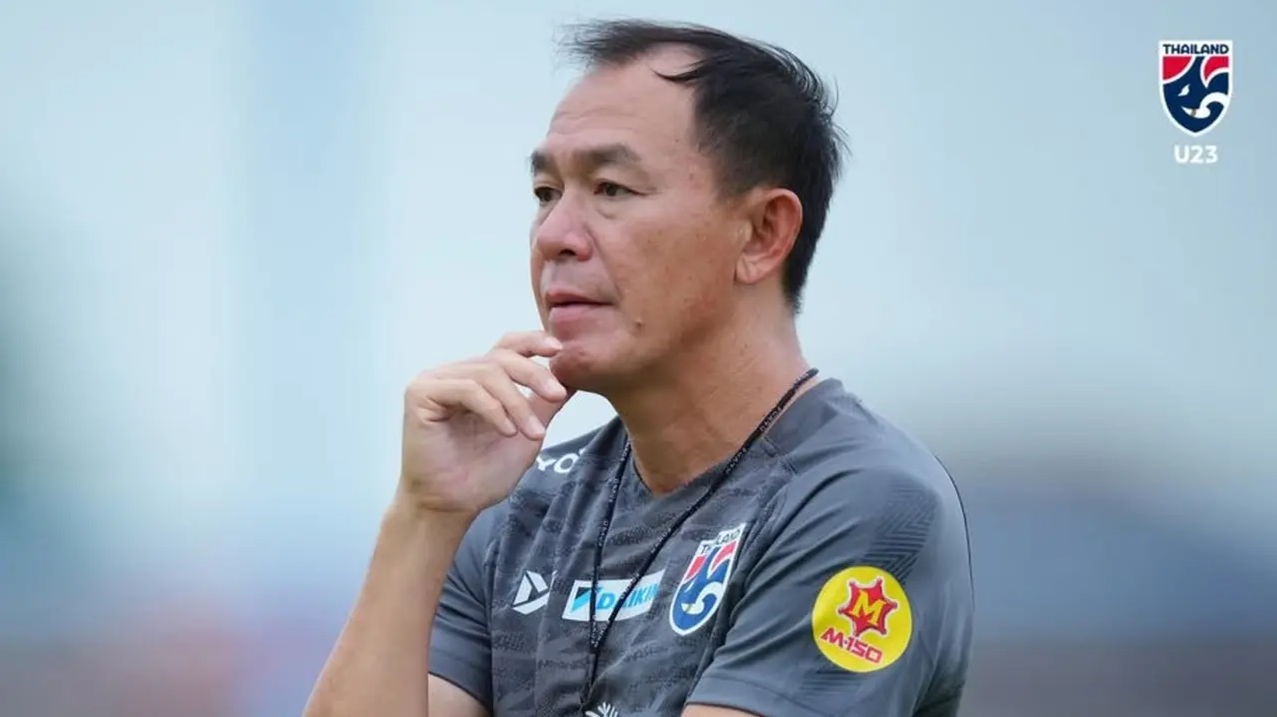 HLV U23 Thái Lan Việt Nam là đối thủ chính tại giải U23 Đông Nam Á 2025 1