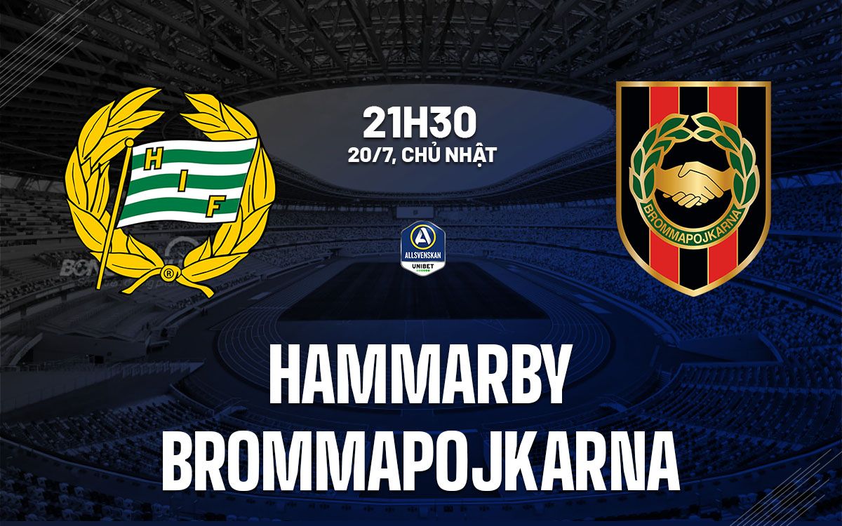 nhan dinh bong da du doan Hammarby vs Brommapojkarna vdqg thuy dien hom nay