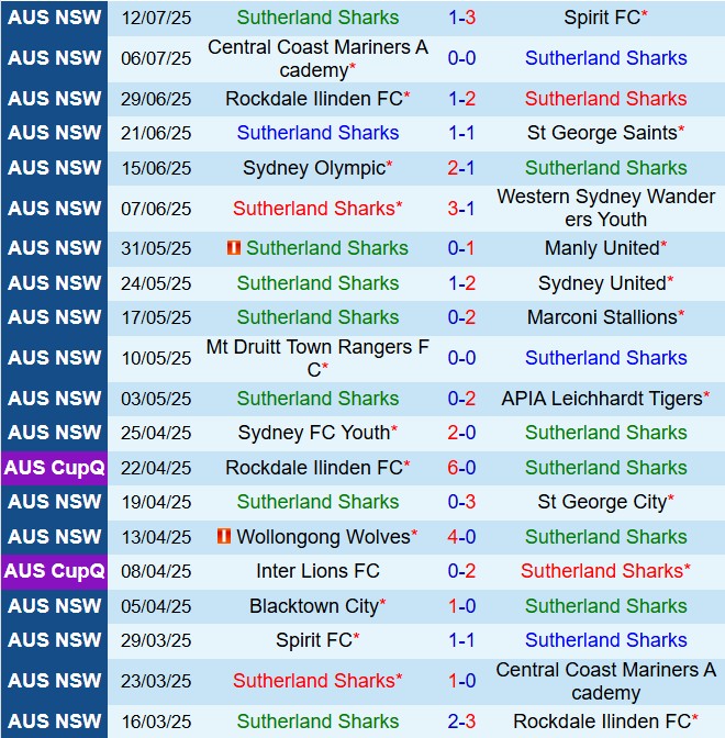 Sharks FC vs Blacktown City FC