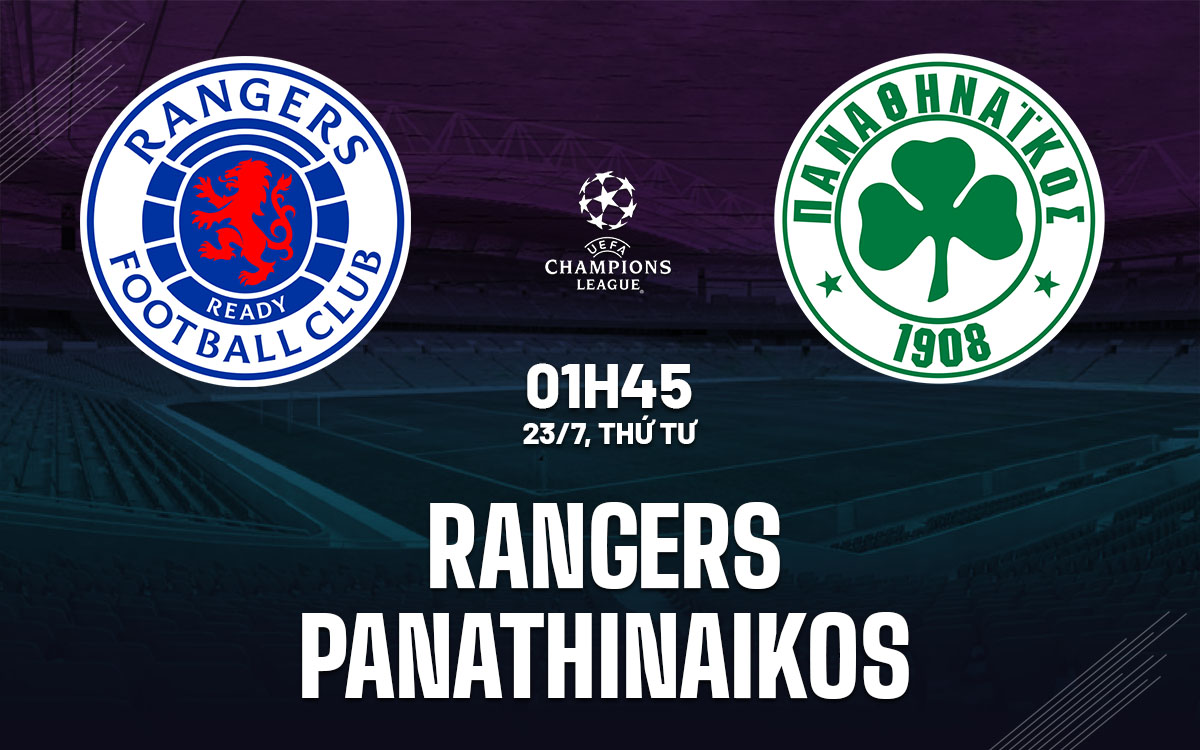 nhan dinh bong da du doan Rangers vs Panathinaikos cup c1 chau au champions league hom nay