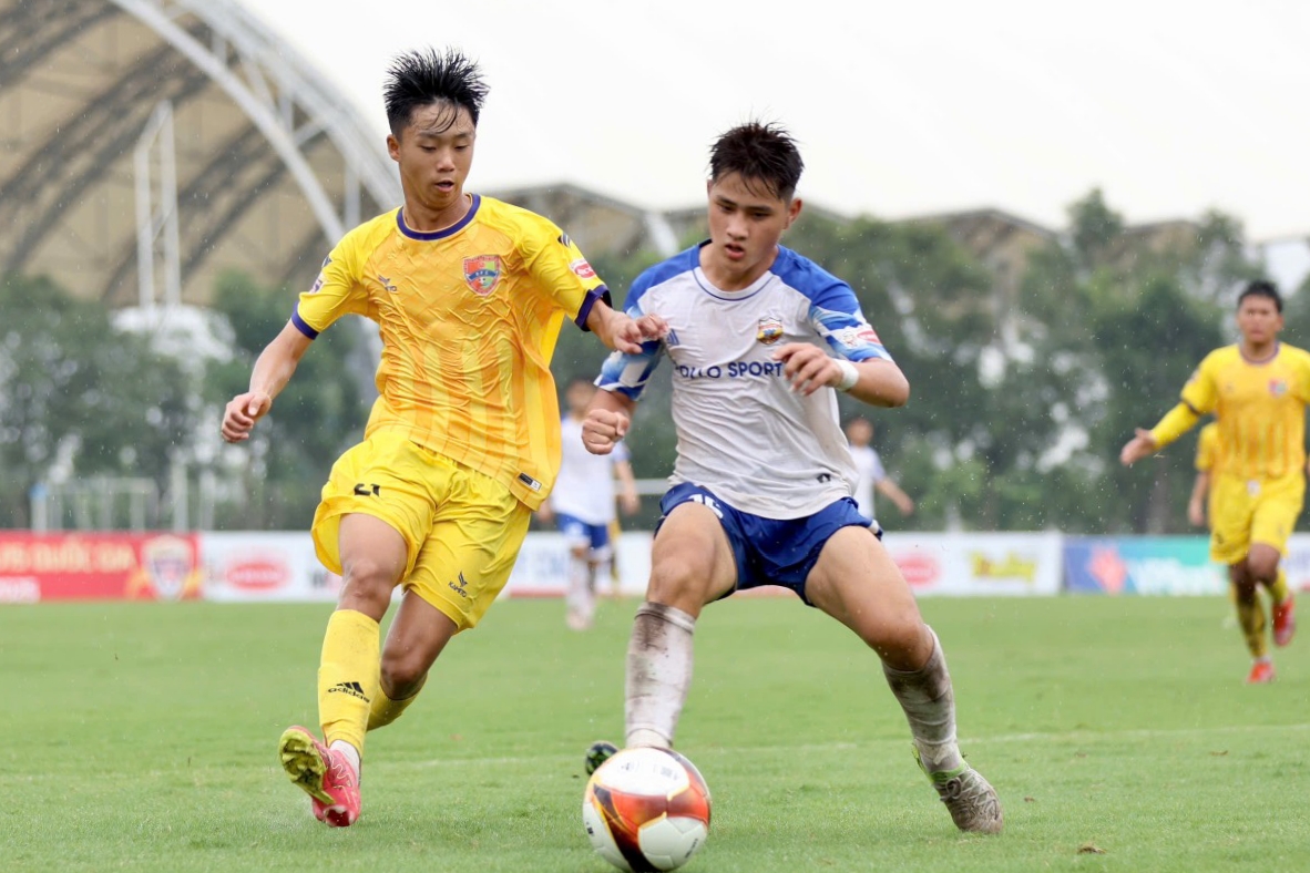 U15 SLNA khoi dau an tuong tai VCK U15 Quoc gia 2025