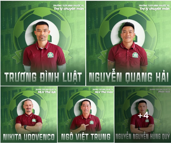 Trường Tươi Bình Phước bổ sung dàn trợ lý HLV chất lượng cho HLV Nguyễn Việt Thắng 1 Trường Tươi Bình Phước bổ sung dàn trợ lý HLV chất lượng cho HLV Nguyễn Việt Thắng 1
