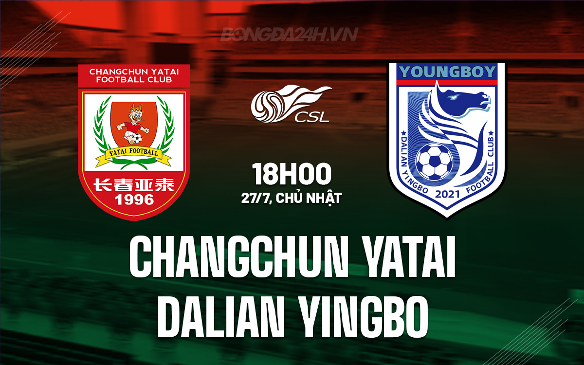 Changchun Yatai vs Dalian Yingbo Changchun Yatai vs Dalian Yingbo