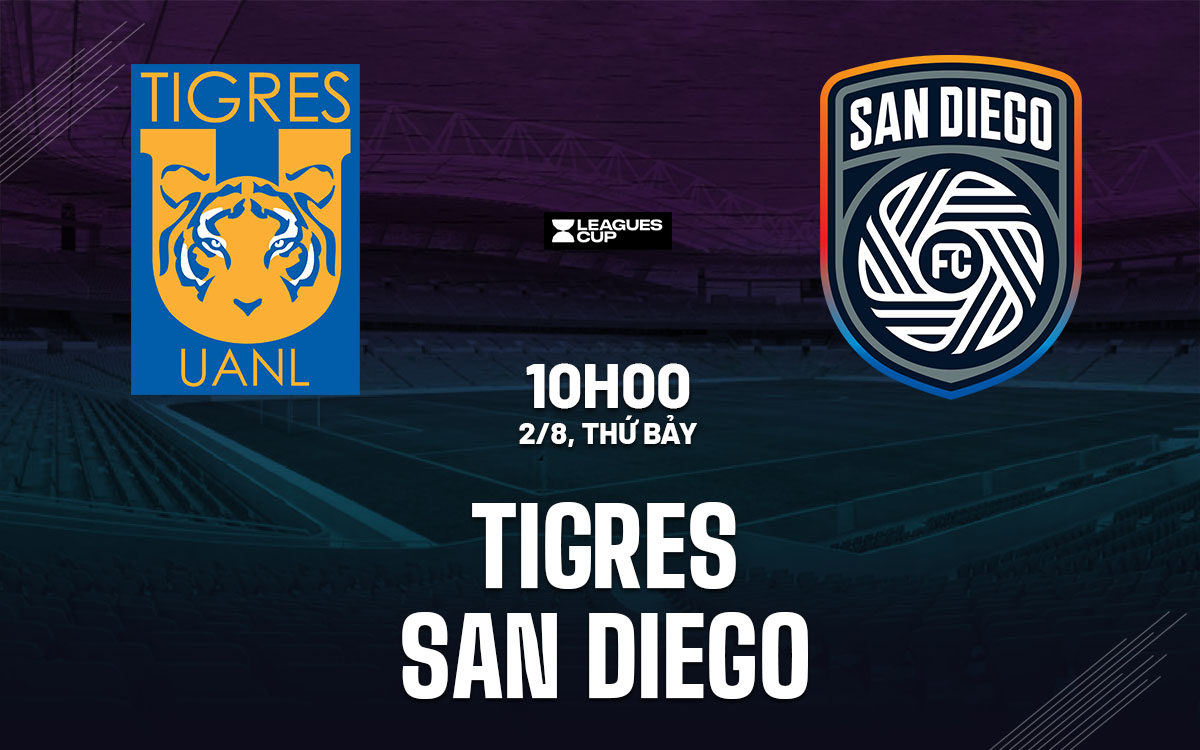 nhan dinh bong da du doan Tigres vs San Diego leagues cup hom nay
