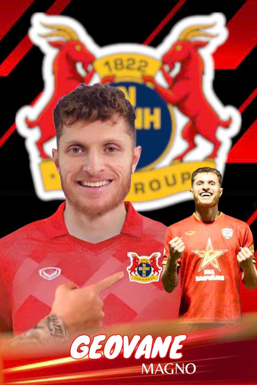 CLB Ninh Bình ra mắt tân binh Geovane Magno 1 CLB Ninh Bình ra mắt tân binh Geovane Magno 1