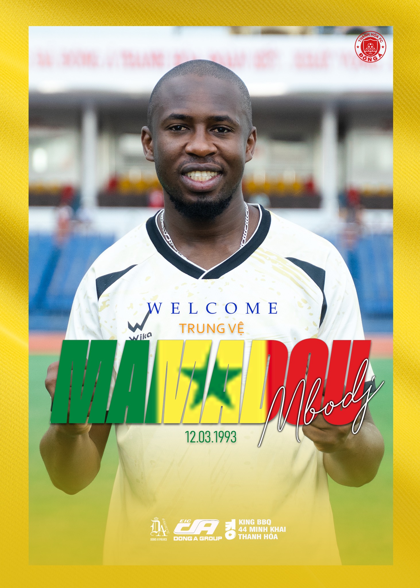 CLB Thanh Hoá đón tân binh từng thi đấu tại Champions League 1 CLB Thanh Hoá đón tân binh từng thi đấu tại Champions League 1