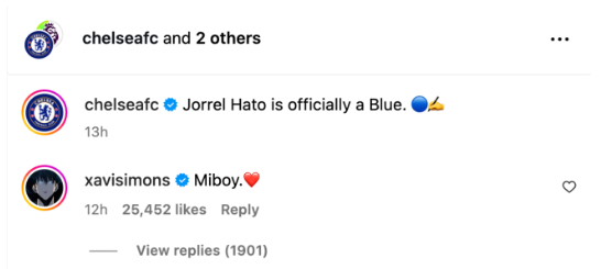 Xavi Simons phản ứng thế nào khi Jorrel Hato cập bến Chelsea 2 Xavi Simons phản ứng thế nào khi Jorrel Hato cập bến Chelsea 2