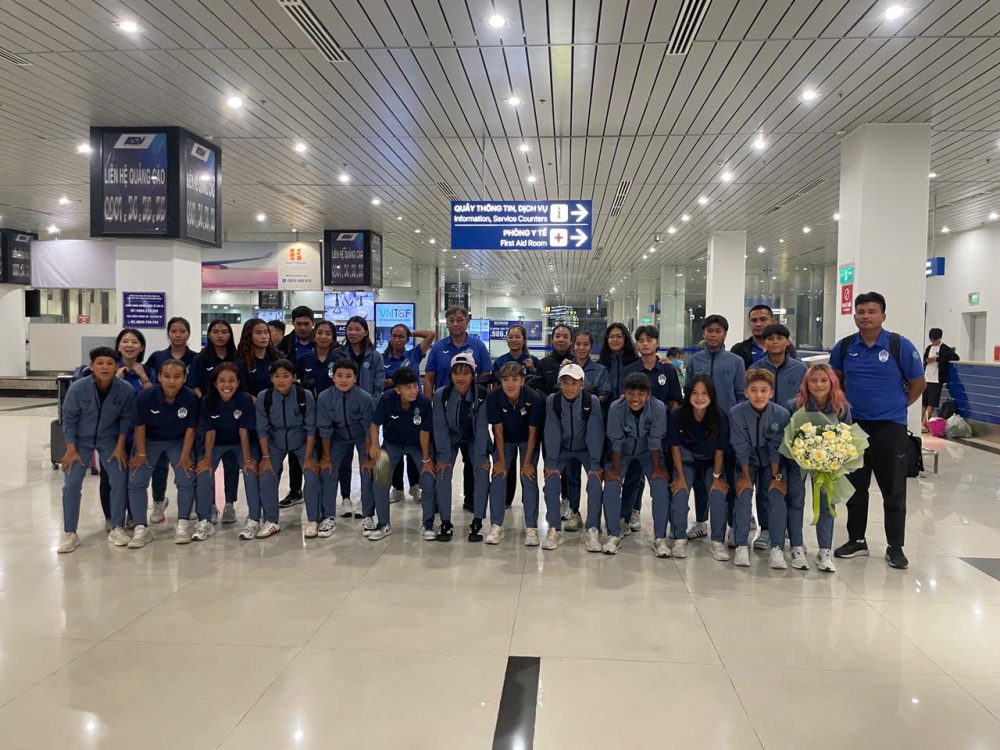 ĐT nữ Campuchia có mặt tại Việt Nam dT nu Campuchia co mat tai Viet Nam