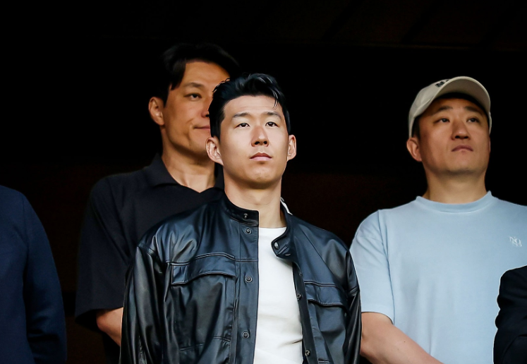 Son Heung Min gây sốt khi dự khán trận đấu của LAFC 2