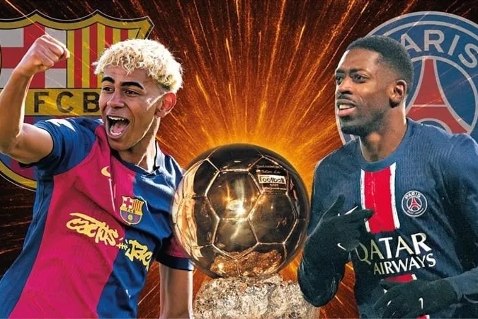 Lamine Yamal và Ousmane Dembele cạnh tranh danh hiệu Quả bóng vàng 2025 Lamine Yamal va Ousmane Dembele canh tranh danh hieu Qua bong vang 2025