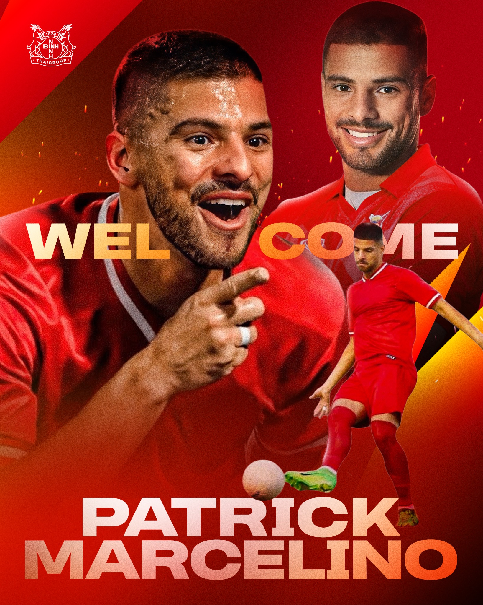 CLB Ninh Bình ra mắt ngoại binh Marcelino 1 CLB Ninh Bình ra mắt ngoại binh Marcelino 1