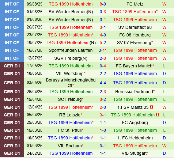 Hansa Rostock vs Hoffenheim