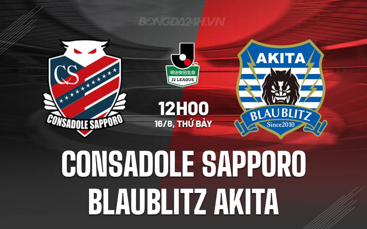 Consadole Sapporo vs Blaublitz Akita Consadole Sapporo vs Blaublitz Akita