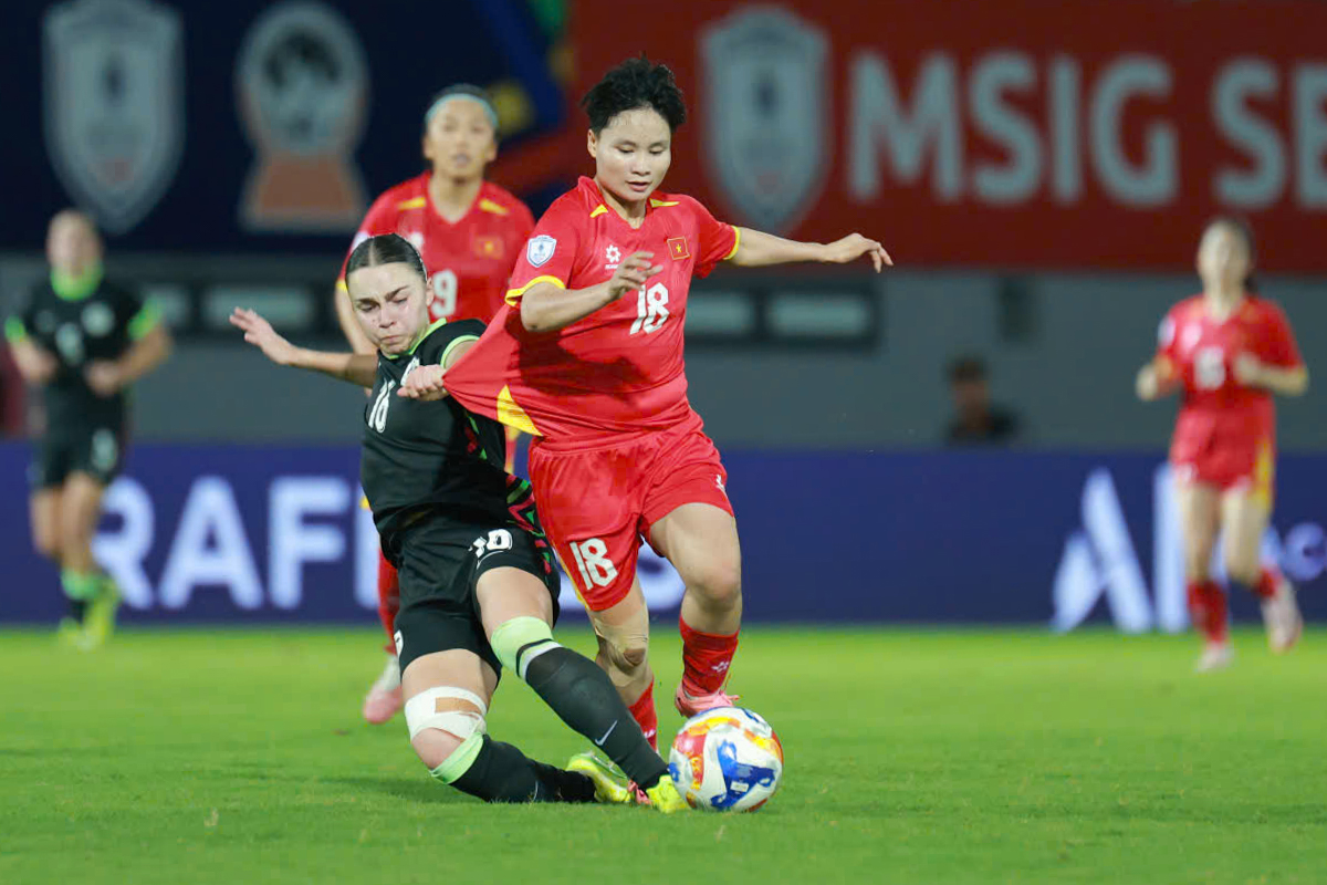 Tuyển nữ Việt Nam bất lực trước sức vóc Australia 7 Tuyển nữ Việt Nam bất lực trước sức vóc Australia 7