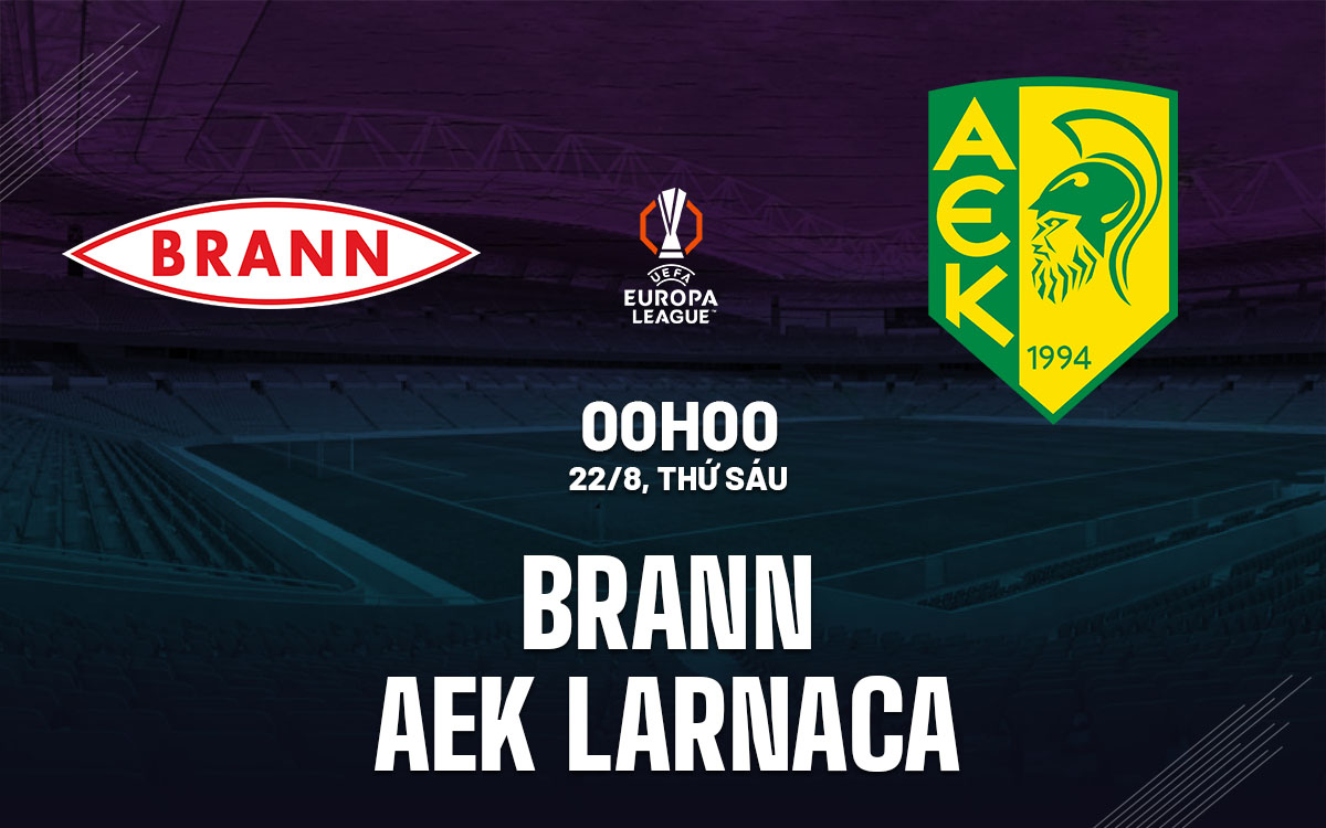 nhan dinh bong da du doan Brann vs AEK Larnaca cup c2 chau au europa league hom nay