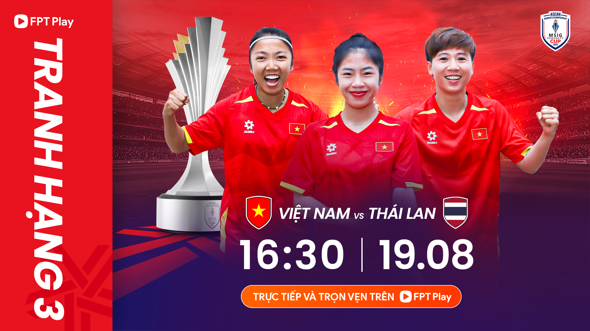 Nhận định đội tuyển Nữ Việt Nam vs Thái Lan (16h30 ngày 198) Quyết đấu vì tấm HCĐ 1