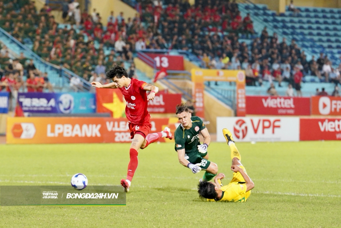 Điều chỉnh lịch thi đấu trận Thể Công Viettel gặp CLB Becamex TPHCM 1
