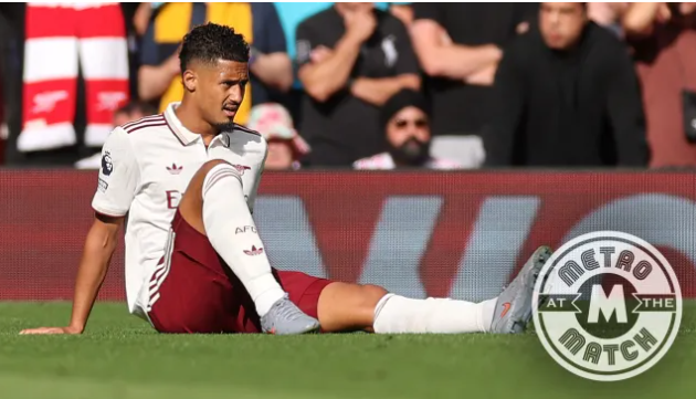 Mikel Arteta tiết lộ bất ngờ về chấn thương của William Saliba 1