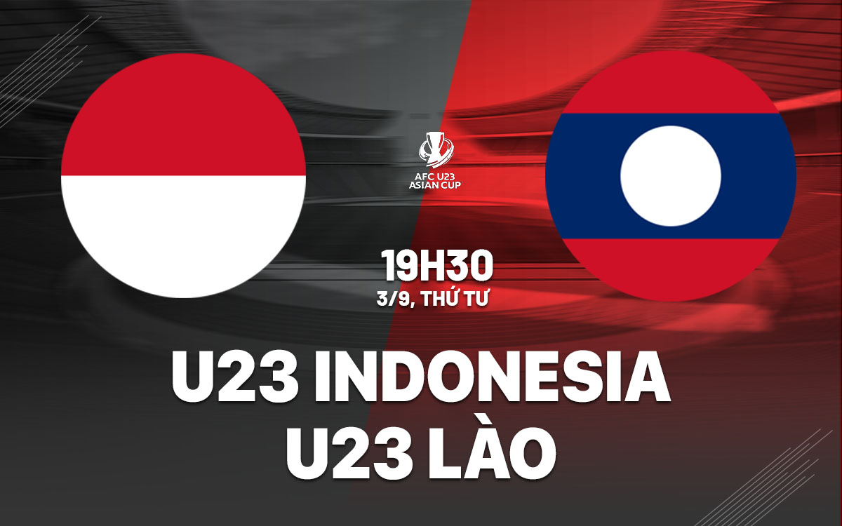nhan dinh bong da du doan U23 Indonesia vs U23 Lao vong loai u23 chau a hom nay
