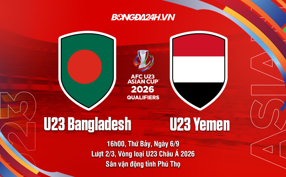 TrucTiep_U23Bangladesh_U23Yemen