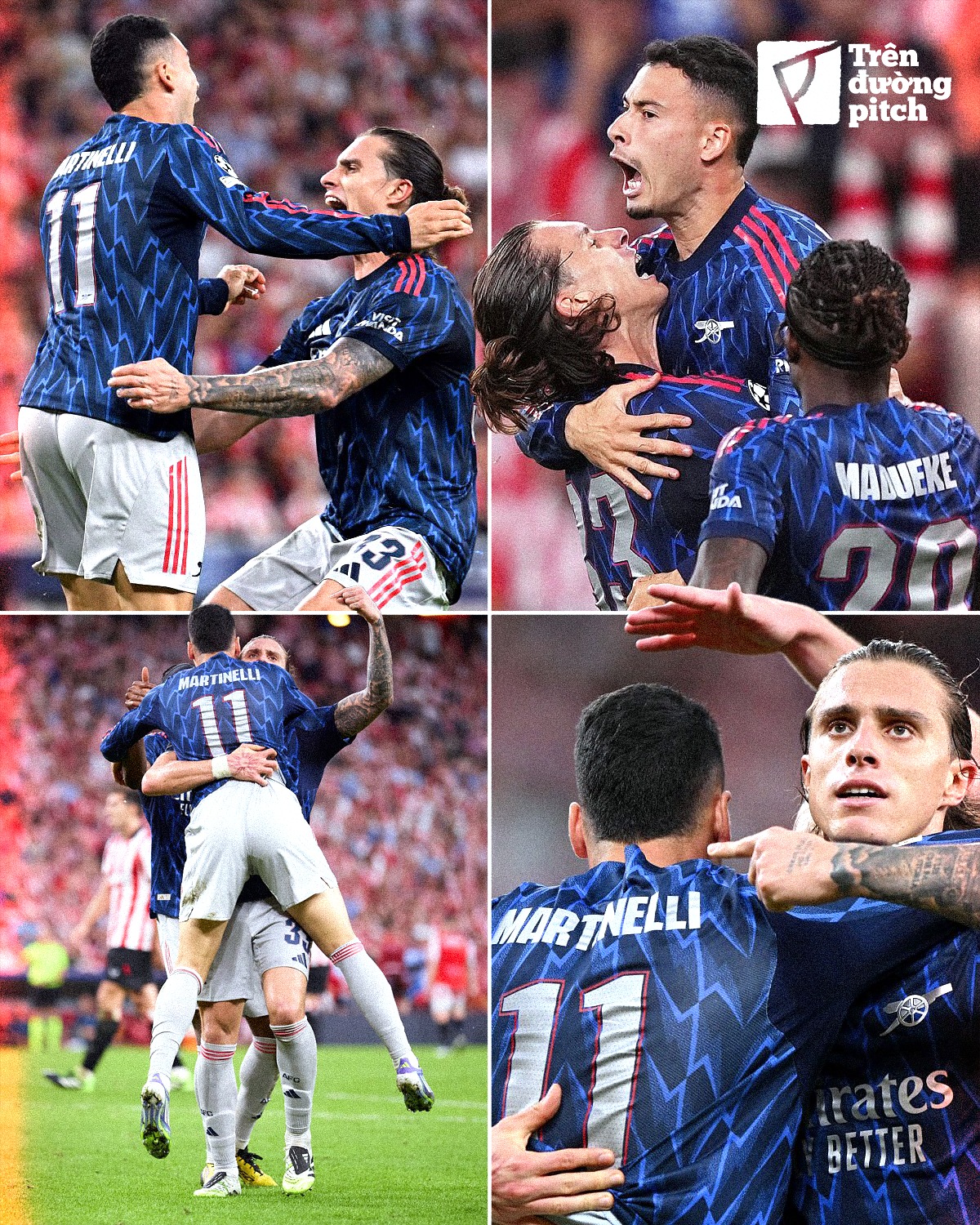 Tình anh em Pháo Thủ được thể hiện qua chiến thắng trước Bilbao 1 Tình anh em Pháo Thủ được thể hiện qua chiến thắng trước Bilbao 1