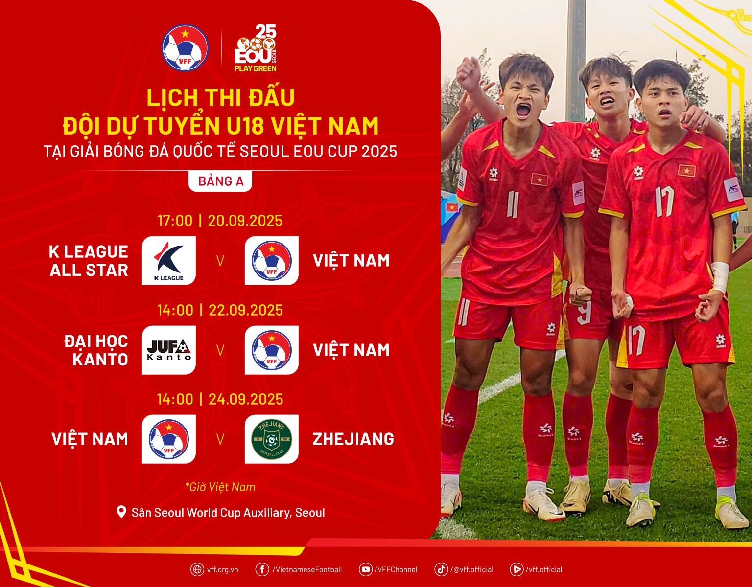 HLV Nhật Bản đặt niềm tin vào đội tuyển U18 Việt Nam 1