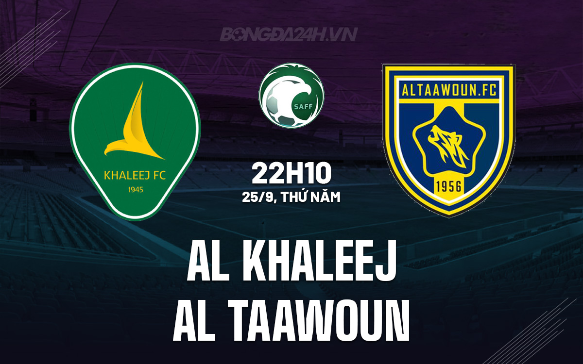 Al Khaleej vs Al Taawoun