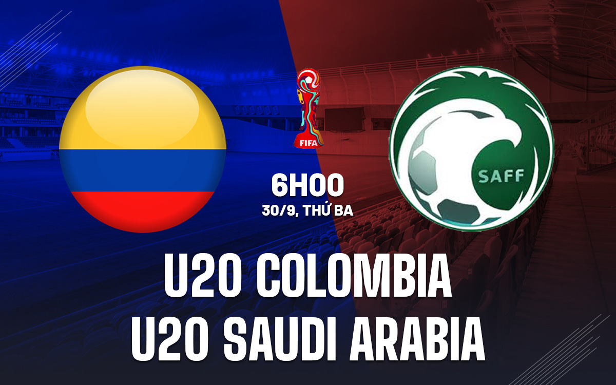 U20 Colombia vs U20 Saudi Arabia