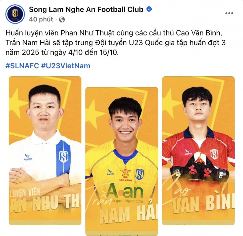 HLV Phan Như Thuật xuất hiện với cương vị mới sau khi rời SLNA 1 HLV Phan Như Thuật xuất hiện với cương vị mới sau khi rời SLNA 1