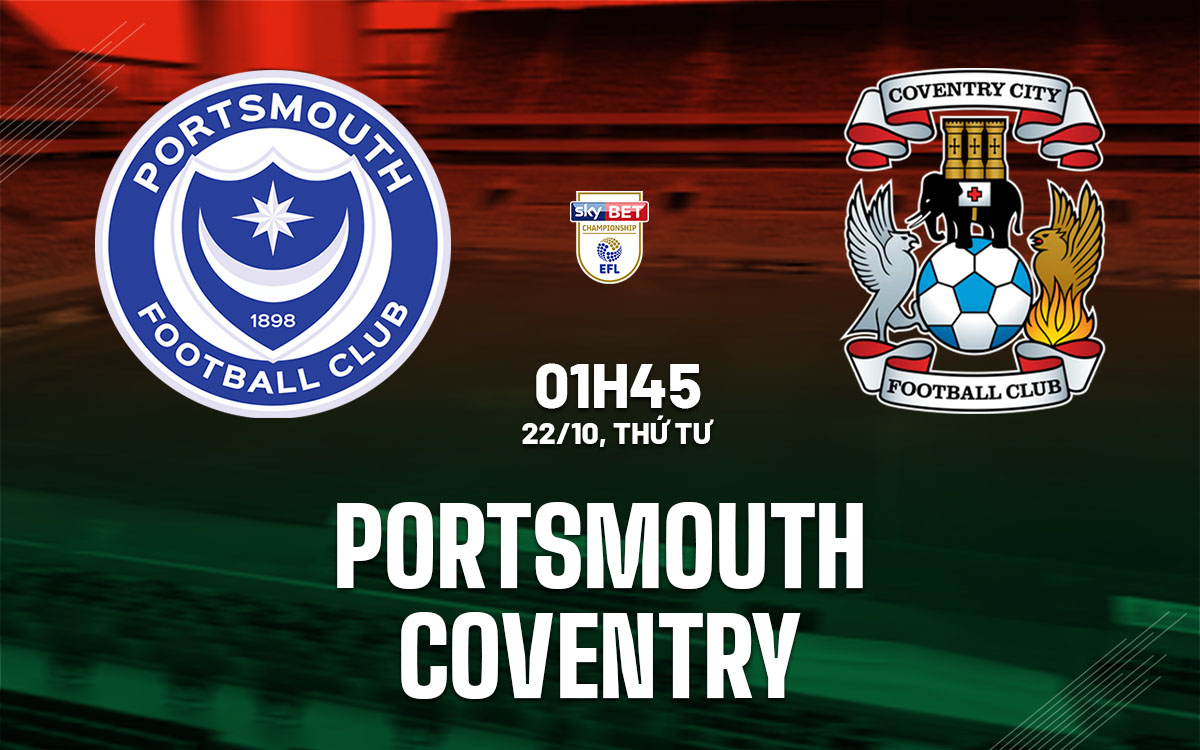 nhan dinh bong da du doan Portsmouth vs Coventry hang nhat anh hom nay nhan dinh bong da du doan Portsmouth vs Coventry hang nhat anh hom nay