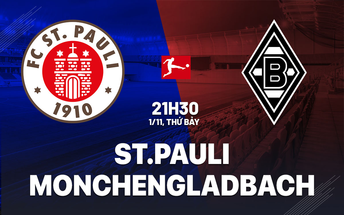 nhan dinh bong da du doan StPauli vs Monchengladbach vdqg duc bundesliga hom nay