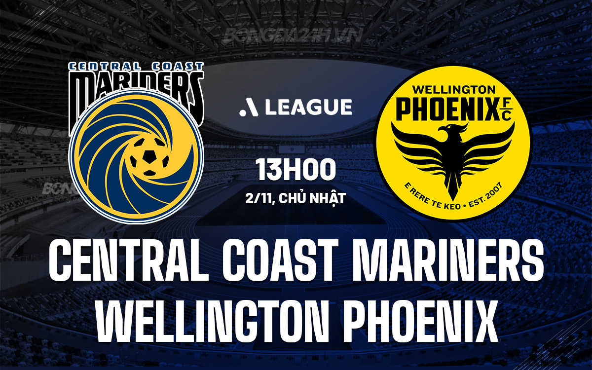 Central Coast Mariners vs Wellington Phoenix