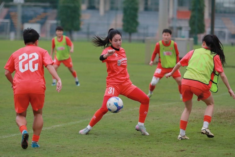 Tran Thi Duyen khat khao tham du SEA Games 33 cung tuyen nu Viet Nam